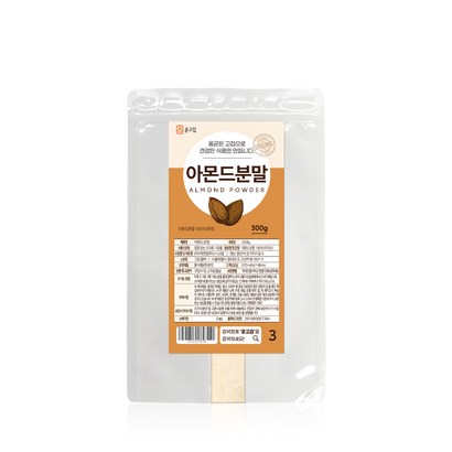 윤고집 아몬드 100% 가루 분말, 300g, 1개