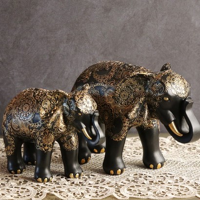 로데코 행운 인테리어 코끼기 장식 인형 소품 개업 집들이 사무실 선물