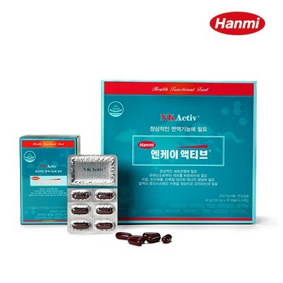 [한미헬스케어] 엔케이액티브 면역세포기능 60캡슐 리뷰후기