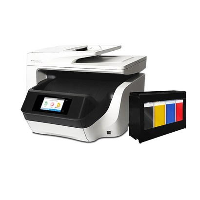 [리퍼] HP8720/HP8730 팩스복합기+무한잉크 프린터기, HP8720/8730 + 무한잉크(400ml)