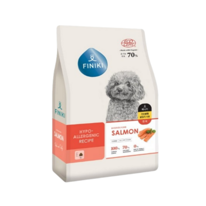 피니키 가수분해 사료 알러지 피부 눈물 개선 건식사료, 2.5kg, 0. 연어, 1개