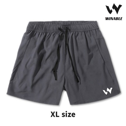 [윈어블] 3부 기능성 남자 헬스 스포츠 반바지 짐웨어 스쿼트 팬츠 헬스장 헬스바지   X 2X 3X