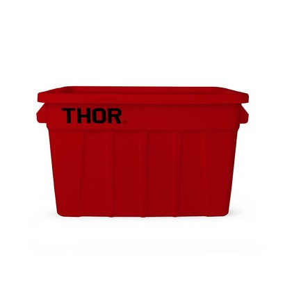 트러스트 THOR 다용도 토트 박스 75L + 덮개, 레드, 1세트