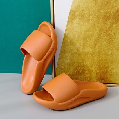 오렌지색상 여자 남자 사계절 족저근막 받혀주는 아치형 발편한 슬리퍼 신발 평발슬리퍼