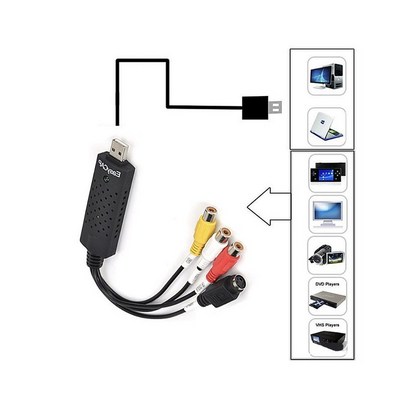 비디오테이프 변환 USB 오디오 이지캡쳐 Easycap 채널 카드 S-Video CVBS, 케이L656, 1