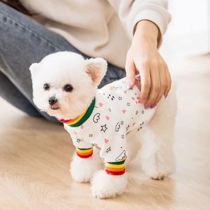 귀욤 팡팡 기모 티셔츠 강아지옷 귀여운 강아지 겨울옷 리뷰후기