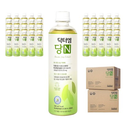 닥터엠 당N 500ml 2박스 바나바잎추출물 차 음료, 40개