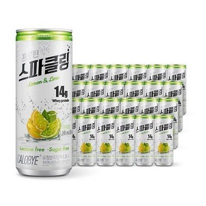 칼로바이 프로틴 스파클링 레몬 엔 라임