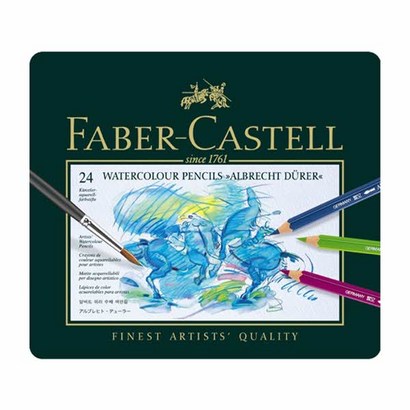 파버카스텔 전문 수채 색연필 24색