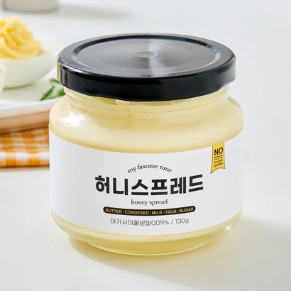 빵에 발라 먹는 버터스프레드 잼 허니, 130g, 1개