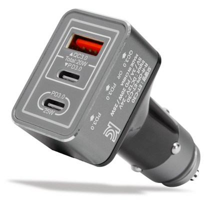 이탑 초고속 충전 퀵차지30 45W USB C타입 차량용 충전기 ET-C30