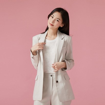 [JAJU] 리넨 블렌드 자켓 2104358250020067 리뷰후기