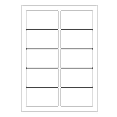오피스라벨 A4 라벨지 10칸 100매 흰색 분류표기용라벨 물류관리용라벨 스티커라벨 폼텍 규격 라벨용지 라벨지