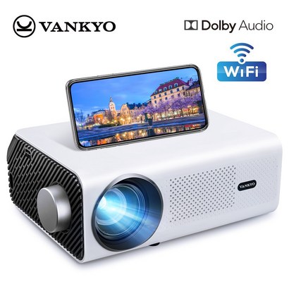 VANKYO eisure 495W 무선미러링 빔프로젝터  FHD 블루투스 51 Doby Audio 지원  WiFi 품질보증 1년