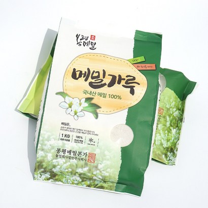 [국산]  봉평 메밀가루  순메밀가루