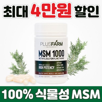 프리미엄 s식이유황 엠에스엠 뉴질랜드산  식물성 s