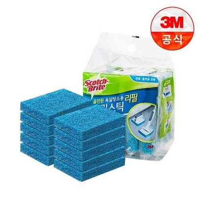 [3M] 크린스틱 뉴올인원 욕실청소용 리필10입 리뷰후기