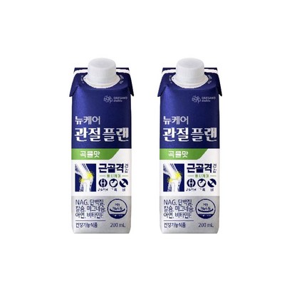 대상 뉴케어 관절플랜 곡물맛 200mL 48팩배송품질보증, 48개