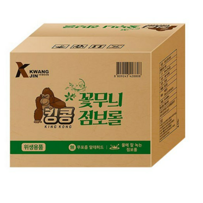 킹콩 2겹 꽃무늬 점보