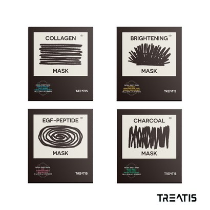 [Treatis] 트리티스 EF 브라이트닝 차콜 콜라겐 마스크