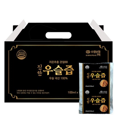 웰빙건강마을 전남함평 우슬즙 100ml 50포 우슬, 5L, 1개