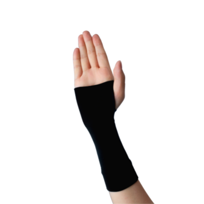 레그베이스 의료용 손목보대 엄지형 트임 검정색