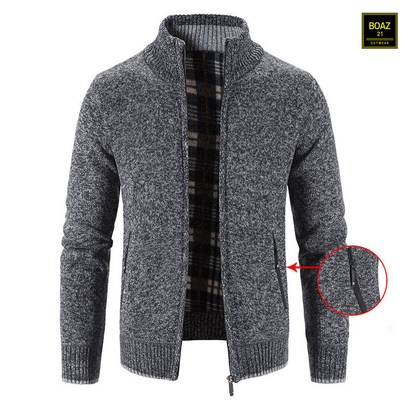 [조르지오그린랜드] 남성 기모 집업 사이드 지퍼 가디건 / 추운 간절기 최고의 제품