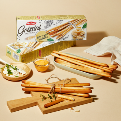바베로 그리시니 브레드스틱 125g 이탈리안 치즈 스틱과자 와인안주, 1개