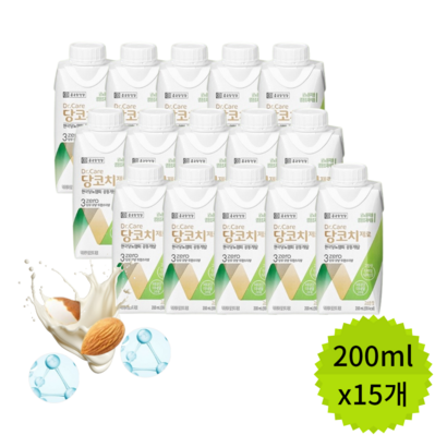 종근당 당뇨환자 영양식 닥터케어 당코치 제로 200ml, 15개