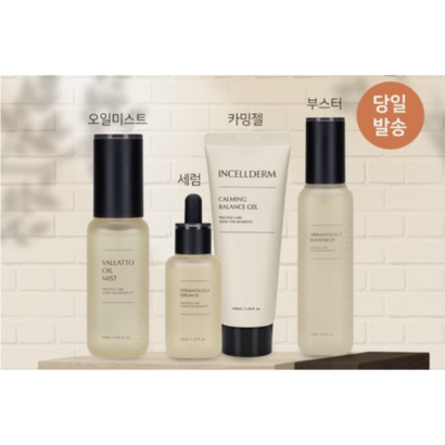 인셀덤정품 <뷰티전문가추천> QR코드부착 기초5종세트 부스터 세럼 미스트 크림 밸런스젤 / 오늘출발[제이더인셀덤] 선물용 쇼핑백 발송