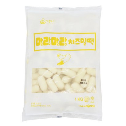 올찬 말랑말랑 치즈밀떡