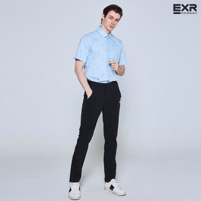 [EXR] 남성 히든 밴드 스판 팬츠 블랙 리뷰후기