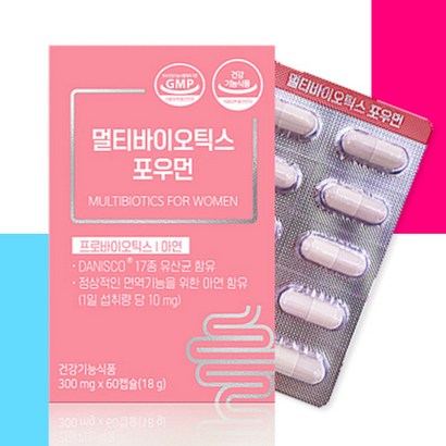여성 효소 유산균 멀티바이오틱스 포우먼 60캡슐