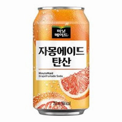 미닛메이드 자몽에이드 탄산, 355ml, 24개