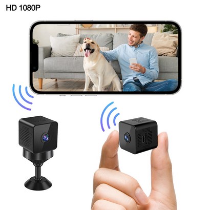 1080P 초소형 카메라 HD 초소형 무선 실내 WiFi 카메라 무선 모션 감지 블랙박스, A, 1개
