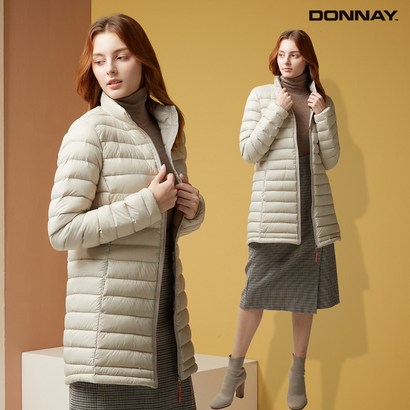 [도네이] 여성 경량 다운 자켓 아이보리