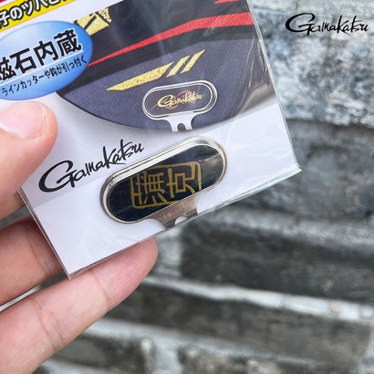 가마가츠 GM-2466 캡 후드 클립 낚시모자 라인커터 홀더, 1개