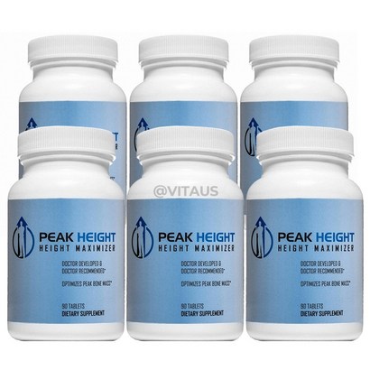 피크하이트 어린이 청소년 성장기 (1개월분) PEAK HEIGHT 90 Tablets, 90정, 6개