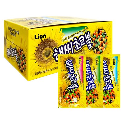 라이온 해씨 초코볼 27g, 20개