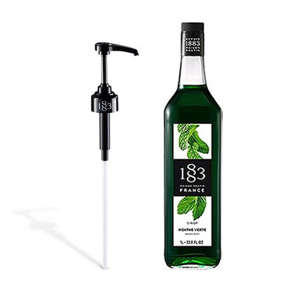 트렌드커피 1883 그린민트시럽 1L883 정품 시럽펌프 리뷰후기