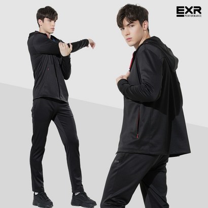 [EXR] 남성 후드 트랙수트 리뷰후기