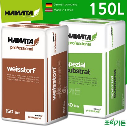 [조이가든] HAWITA 피트모스 대용량 고급상토 - 150리터