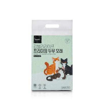 [익일출고] 강블리 고양이 프리미엄 응고형 두부모래