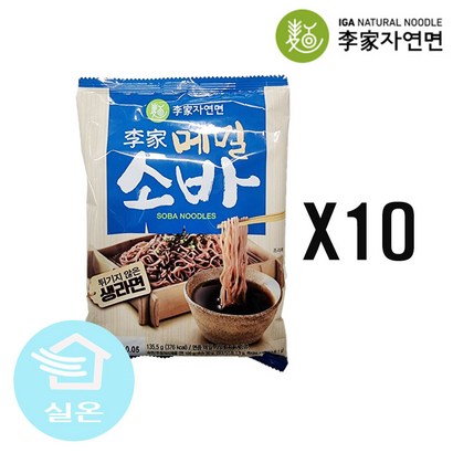 [이가자연면] 메밀소바 135 X 10개 리뷰후기