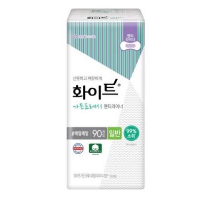 화이트 팬티라이너 가든프레시 일반