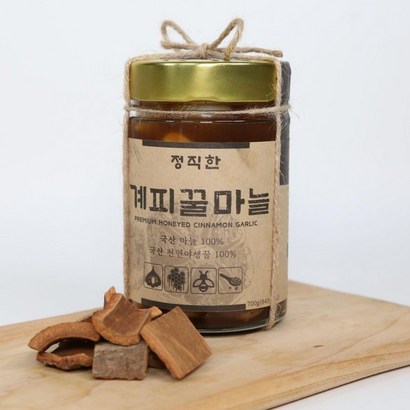 [원몰]정직한 계피꿀마늘 마늘꿀절임