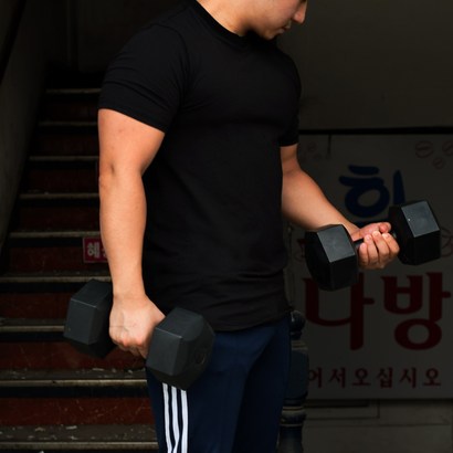 끌밋 프리미엄 모달 머슬 핏 짐웨어 반팔 티셔츠 리뷰후기