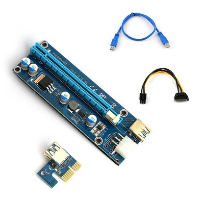 PCI-E 1x TO 16x 라이저카드 VER 009S LED 리뷰후기