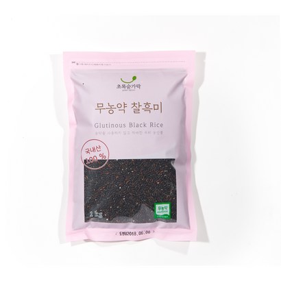 [초록숟가락] 무농약 찰흑미  국내산 유기농 검정현미 리뷰후기