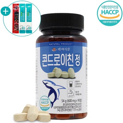 콘드로이친 정 상어 연골 HACCP 인증 무릎 관절 뼈 건강 영양제 리뷰후기